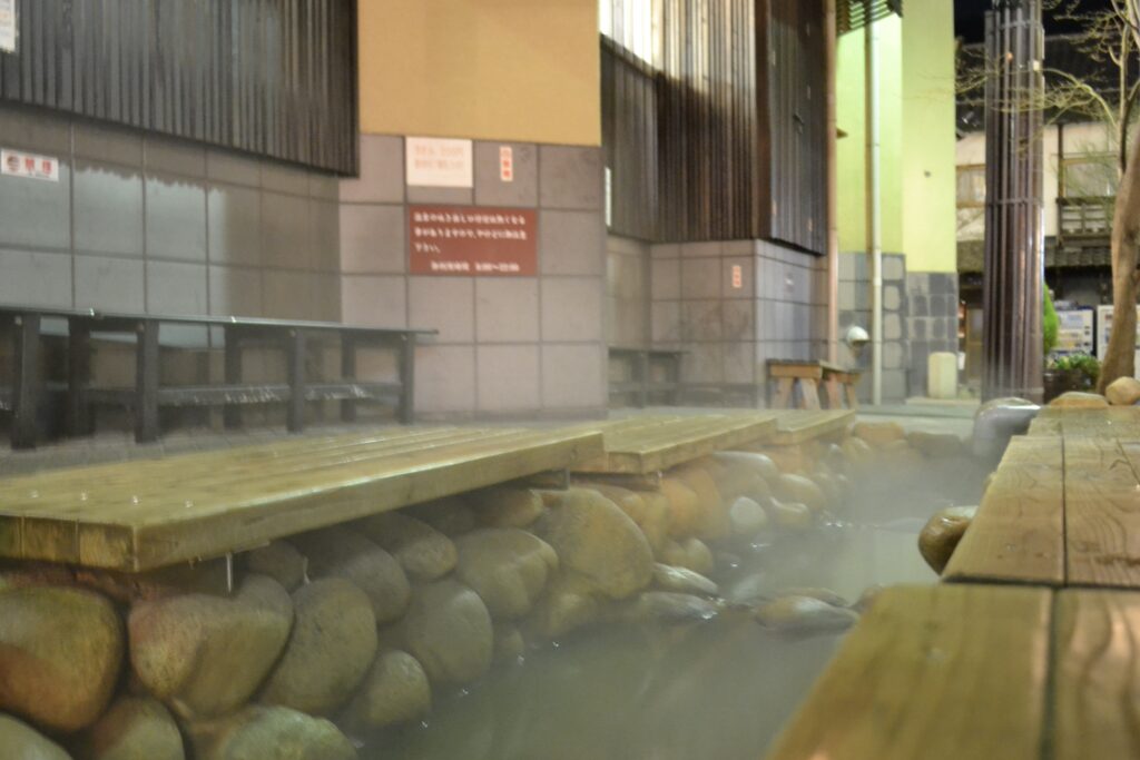 有馬温泉の名物の足湯